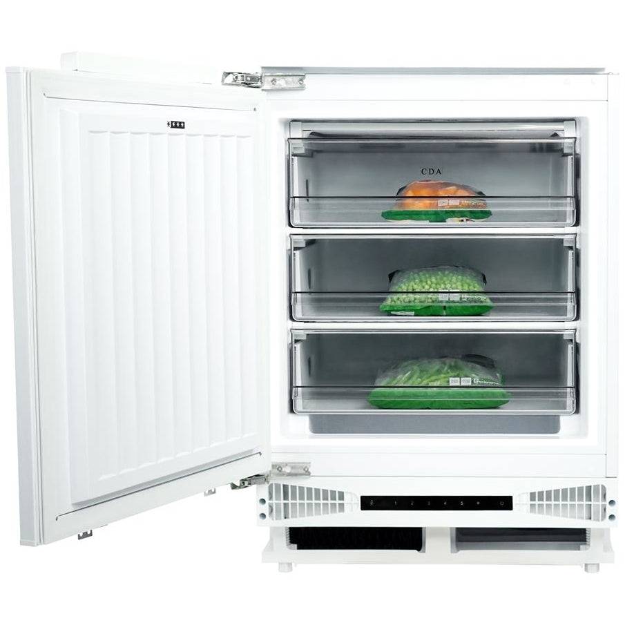 CDA FW284 Static Built-Under Freezer, Fixed Hinge, E Rated - CDA FW284 product image 2 at Appliances Arena
