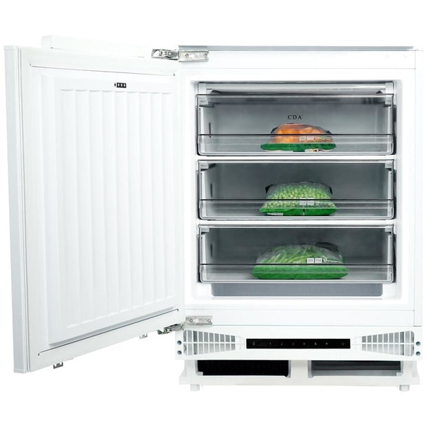 CDA FW284 Static Built-Under Freezer, Fixed Hinge, E Rated - CDA FW284 product image 2 at Appliances Arena