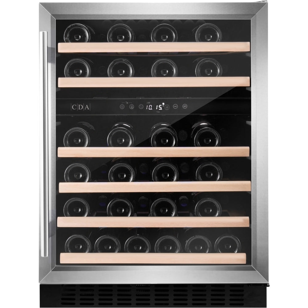CDA CFWC604SS Wine Cooler, Stainless Steel, G Rated - CDA CFWC604SS product image 1 at Appliances Arena