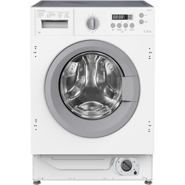 CDA CI327/1 Integrated Washing Machine, 7kg, 1400 Spin, White, A Rated - CDA CI327 product image 8 at Appliances Arena