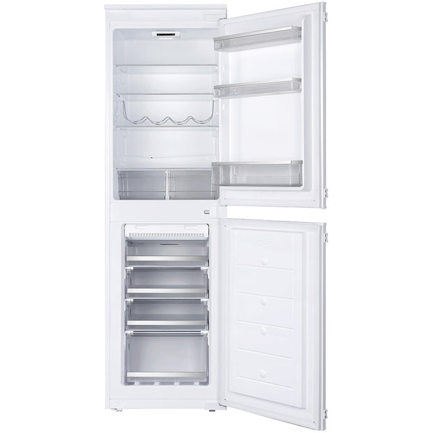CDA FW725 Frost Free Integrated Fridge Freezer, Sliding Hinge, 50/50, White, E Rated - CDA FW725 product image 3 at Appliances Arena