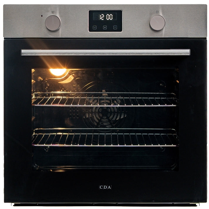 CDA SC200SS Built-In Electric Single Oven, Stainless Steel, A Rated - CDA SC200SS product image 1 at Appliances Arena