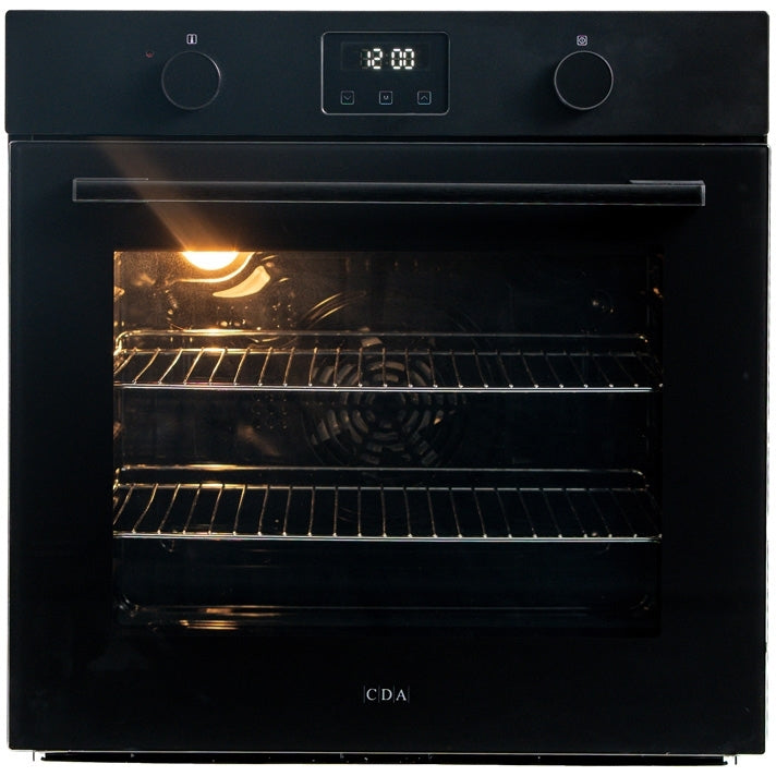 CDA SC200BL Built-In Electric Single Oven, Black, A Rated - CDA SC200BL product image 1 at Appliances Arena