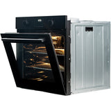 CDA SC500BL Built-In Electric Single Oven with Pyrolytic Cleaning, Black, A Rated - CDA SC500BL product image 6 at Appliances Arena