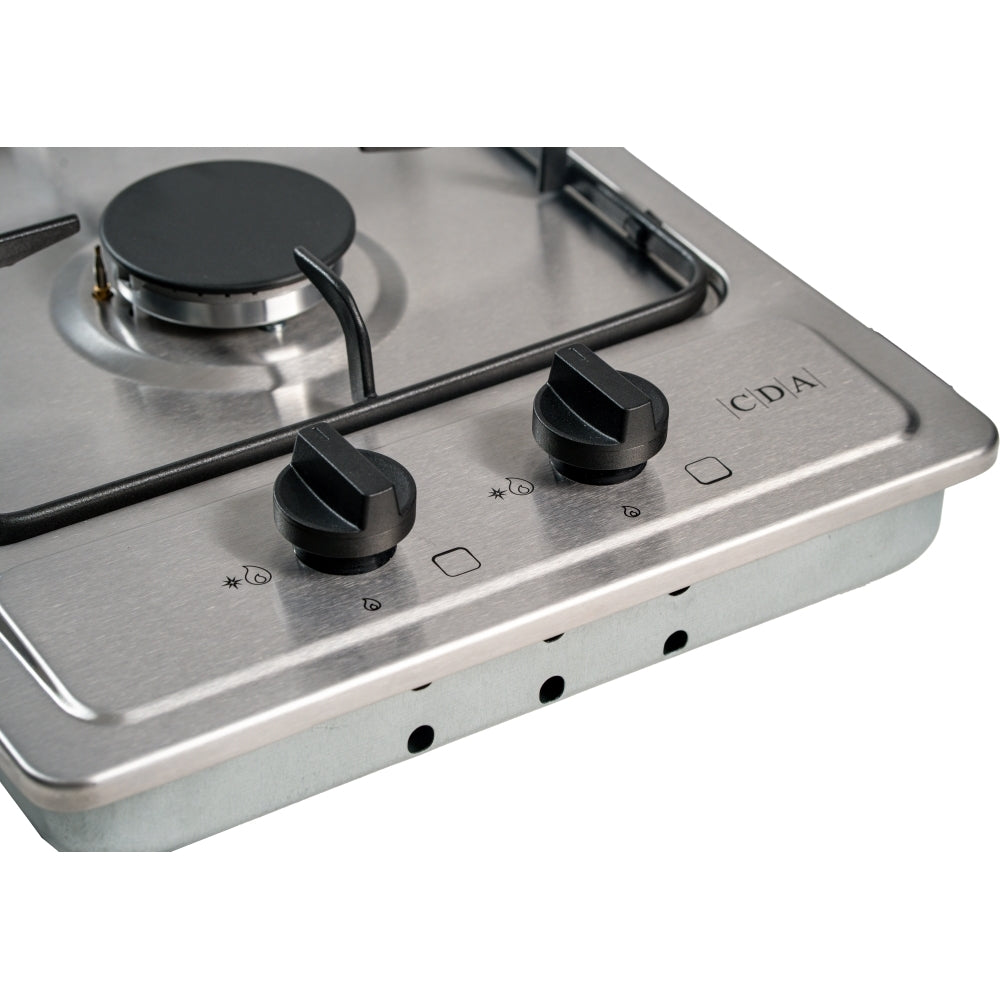 CDA SCGO30SS 30cm Domino Hob, Stainless Steel - CDA SCGO30SS product image 6 at Appliances Arena