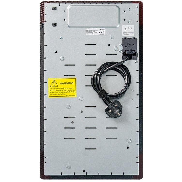 CDA SCC030FR 30cm Domino Hob, Black - CDA SCC030FR product image 1 at Appliances Arena