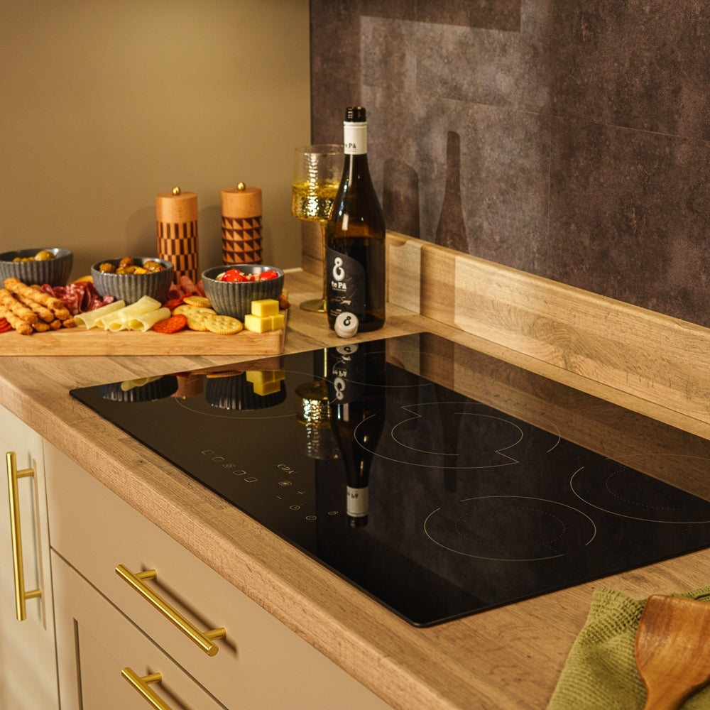 CDA SCC070FR 75cm Ceramic Hob, Black - CDA SCC070FR product image 2 at Appliances Arena