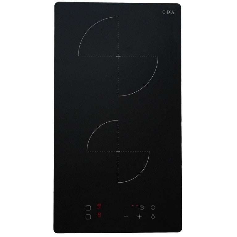 CDA SCN030FR 29cm Domino Hob, Black - CDA SCN030FR product image 6 at Appliances Arena