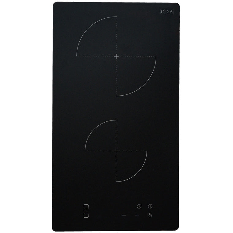 CDA SCN030FR 29cm Domino Hob, Black - CDA SCN030FR product image 7 at Appliances Arena