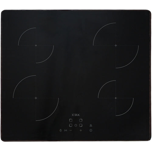 CDA SCN060FR 59cm Induction Hob, Black