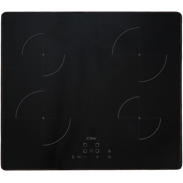 CDA SCN060FR 59cm Induction Hob, Black - CDA SCN060FR product image 4 at Appliances Arena