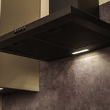 CDA SCCH60BL 60cm Chimney Cooker Hood, Black, A Rated - CDA SCCH60BL product image 5 at Appliances Arena