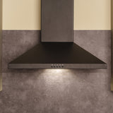 CDA SCCH60BL 60cm Chimney Cooker Hood, Black, A Rated - CDA SCCH60BL product image 7 at Appliances Arena