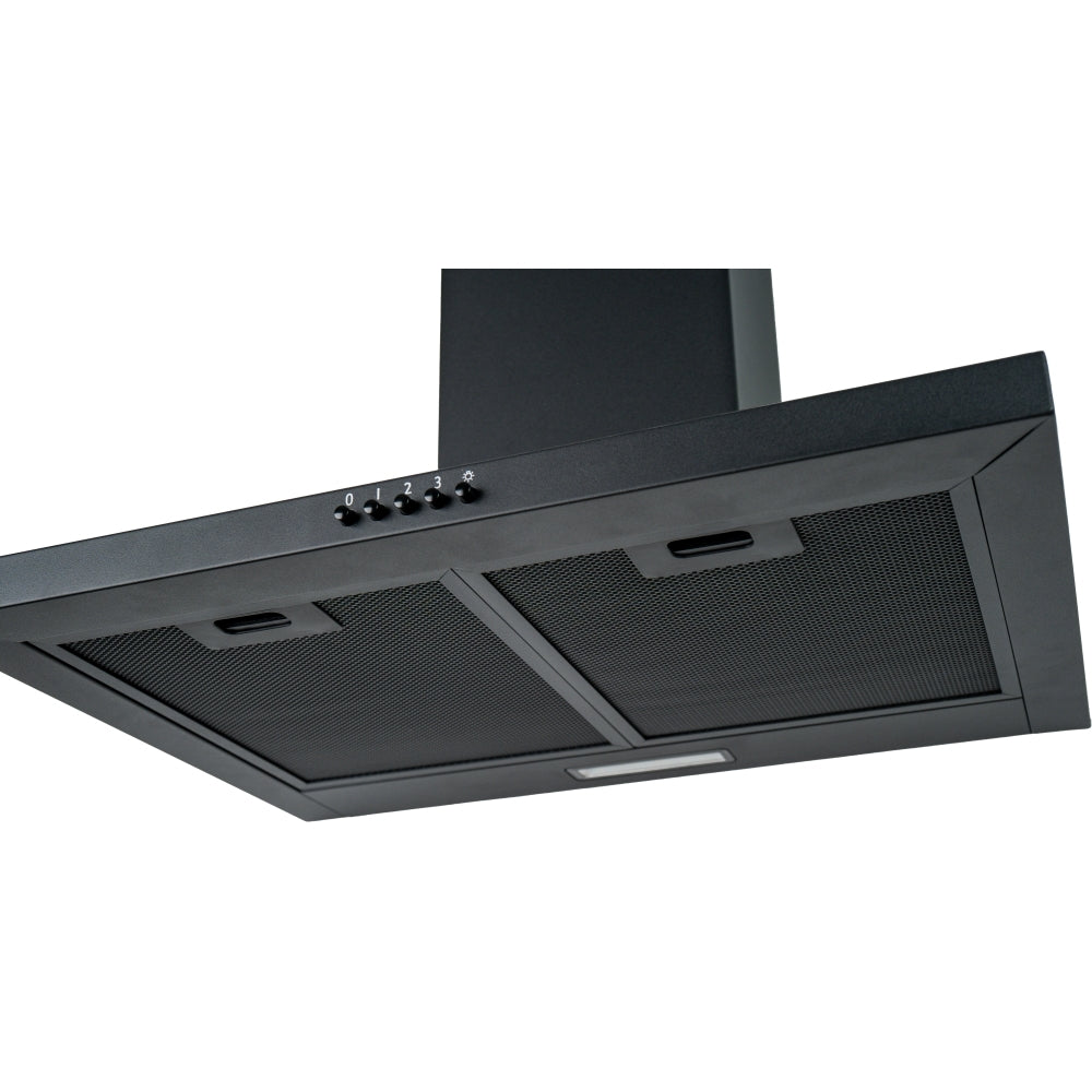 CDA SCCH60BL 60cm Chimney Cooker Hood, Black, A Rated - CDA SCCH60BL product image 10 at Appliances Arena