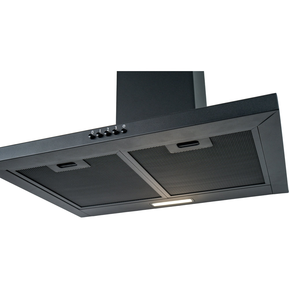 CDA SCCH60BL 60cm Chimney Cooker Hood, Black, A Rated - CDA SCCH60BL product image 11 at Appliances Arena