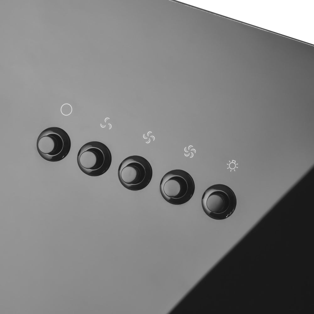 CDA SCAG60BL 60cm Chimney Cooker Hood, Black, A Rated - CDA SCAG60BL product image 8 at Appliances Arena