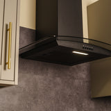 CDA SCCV60BL 60cm Chimney Cooker Hood, Black, A Rated - CDA SCCV60BL product image 5 at Appliances Arena