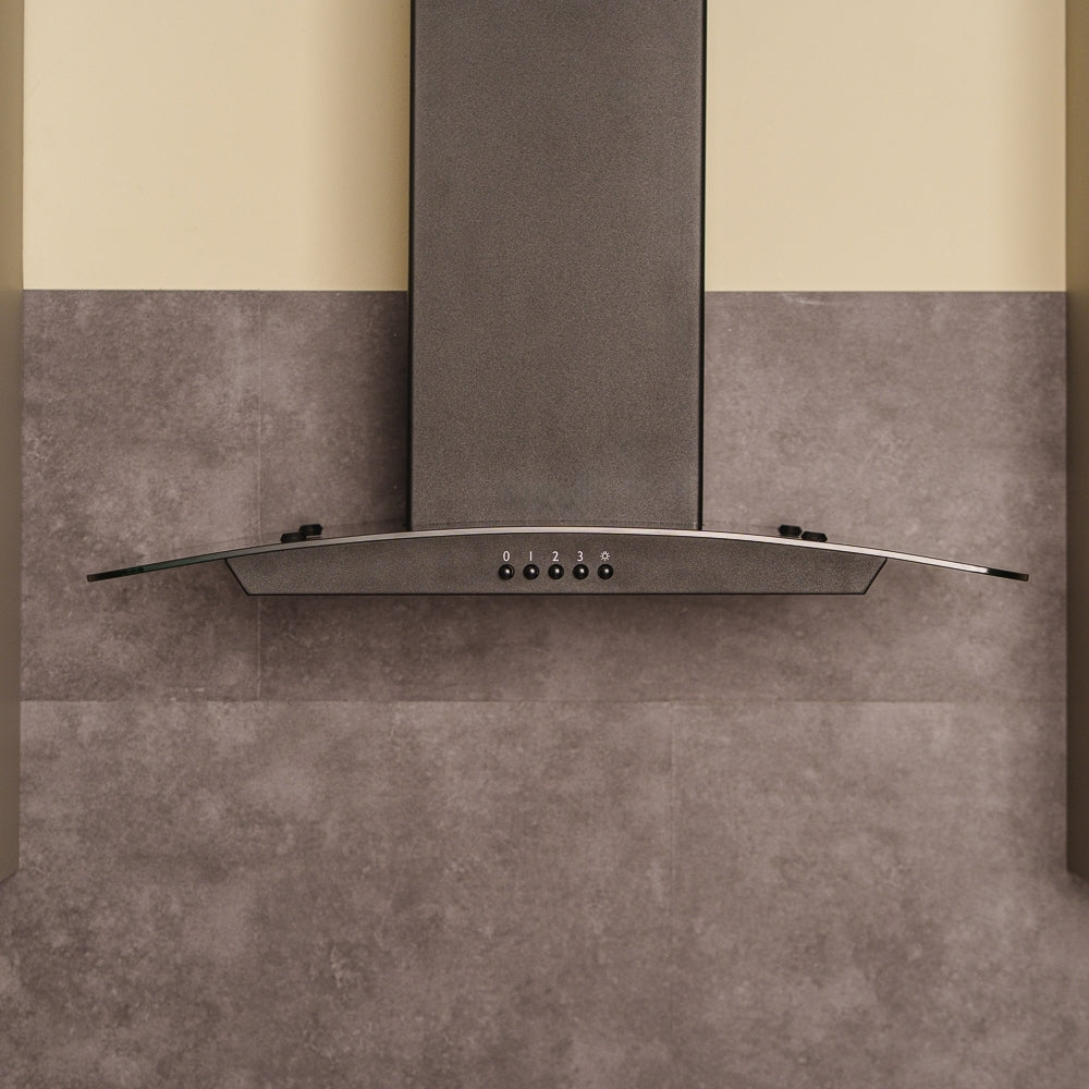 CDA SCCV60BL 60cm Chimney Cooker Hood, Black, A Rated - CDA SCCV60BL product image 6 at Appliances Arena