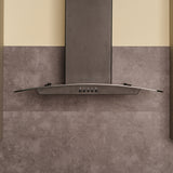CDA SCCV60BL 60cm Chimney Cooker Hood, Black, A Rated - CDA SCCV60BL product image 6 at Appliances Arena