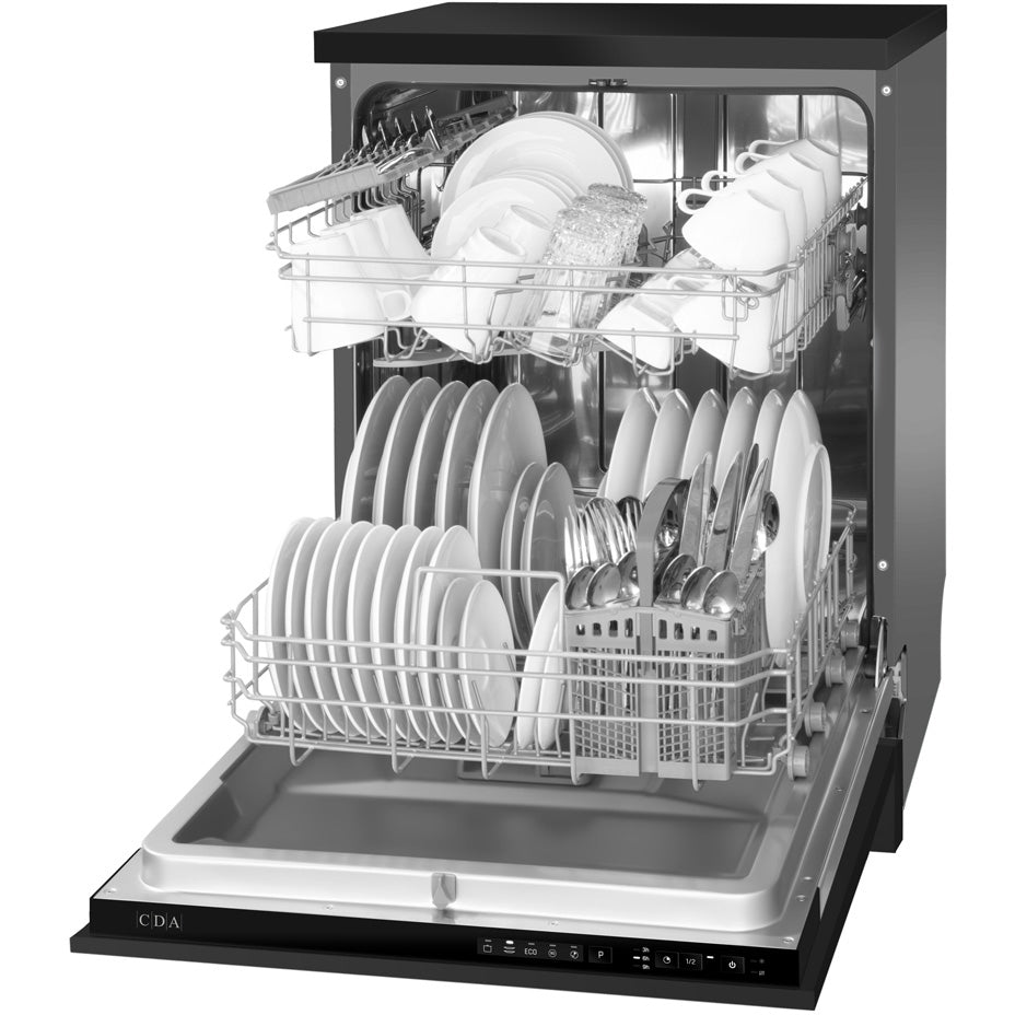 CDA SCD6011 Fully Integrated Dishwasher, 13 Place Settings, E Rated - CDA SCD6011 product image 2 at Appliances Arena