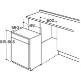 CDA SCD6011 Fully Integrated Dishwasher, 13 Place Settings, E Rated - CDA SCD6011 product image 6 at Appliances Arena
