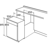 CDA SCD4509 Fully Integrated Slimline Dishwasher, 9 Place Settings, E Rated - CDA SCD4509 product image 7 at Appliances Arena