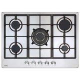 Amica AGH7100SS/0 68cm 5 Burner Gas Hob, Stainless Steel - Amica AGH7100SS product image 4 at Appliances Arena
