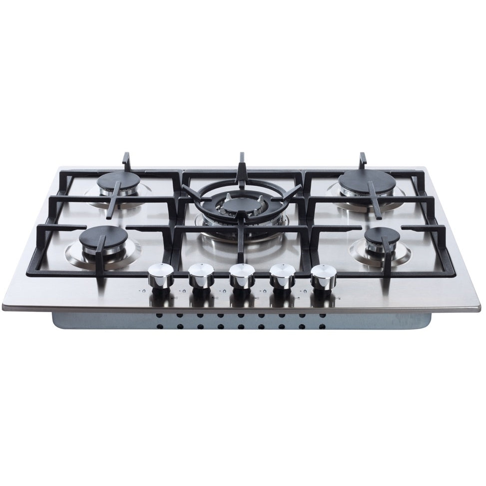 Amica AGH7100SS/0 68cm 5 Burner Gas Hob, Stainless Steel - Amica AGH7100SS product image 5 at Appliances Arena