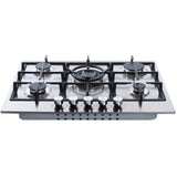 Amica AGH7100SS/0 68cm 5 Burner Gas Hob, Stainless Steel - Amica AGH7100SS product image 5 at Appliances Arena