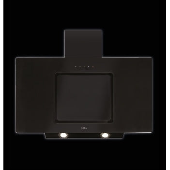 CDA EVA90BL 90cm Chimney Cooker Hood, Black, B Rated - CDA EVA90BL product image 1 at Appliances Arena