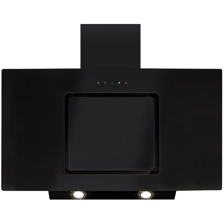 CDA EVA90BL 90cm Chimney Cooker Hood, Black, B Rated - CDA EVA90BL product image 3 at Appliances Arena