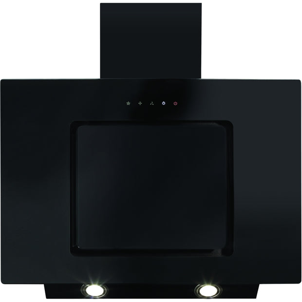 CDA EVA70BL 70cm Chimney Cooker Hood, Black, B Rated - CDA EVA70BL product image 1 at Appliances Arena
