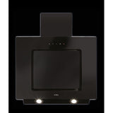 CDA EVA60BL 60cm Chimney Cooker Hood, Black, B Rated - CDA EVA60BL product image 1 at Appliances Arena