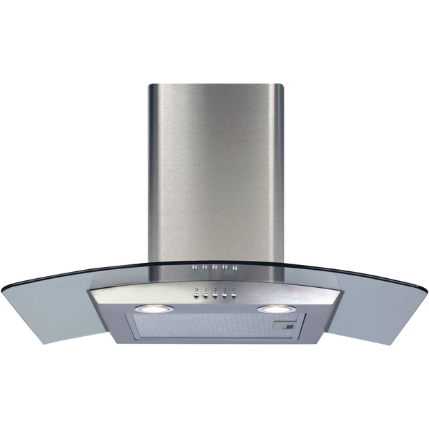 CDA ECP72SS 70cm Chimney Cooker Hood, Stainless Steel, D Rated - CDA ECP72SS product image 1 at Appliances Arena