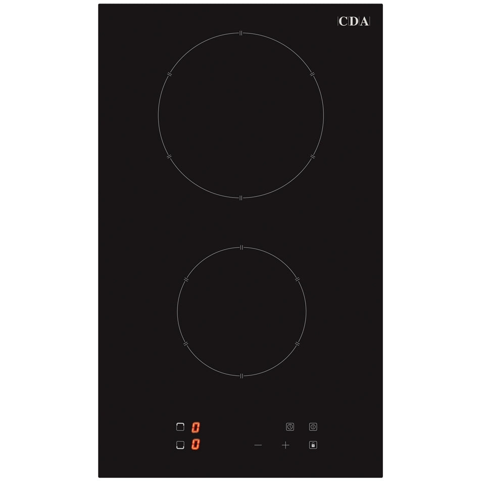 CDA HN3615FR 29cm Domino Hob, Black - CDA HN3615FR product image 1 at Appliances Arena