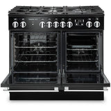 Rangemaster PROPL100FXDFFSL/C Professional Plus FX Slate / Chrome 100cm Dual Fuel Range Cooker - product image 3