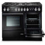 Rangemaster PROPL100FXDFFSL/C Professional Plus FX Slate / Chrome 100cm Dual Fuel Range Cooker - product image 5