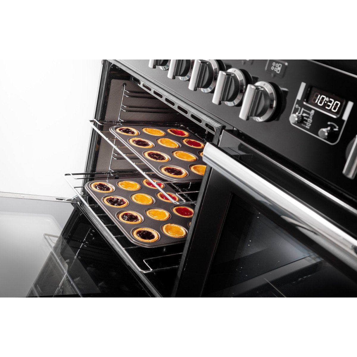 Rangemaster PROPL100FXDFFSL/C Professional Plus FX Slate / Chrome 100cm Dual Fuel Range Cooker - product image 7