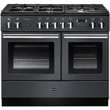 Rangemaster PROPL100FXDFFSL/C Professional Plus FX Slate / Chrome 100cm Dual Fuel Range Cooker - product image 1