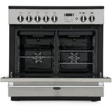 Rangemaster PROP90FXEISL/C Professional Plus FX Slate / Chrome 90cm Induction Range Cooker - product image 2