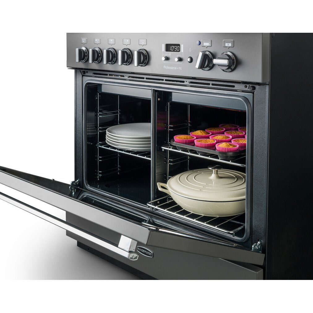 Rangemaster PROP90FXEISL/C Professional Plus FX Slate / Chrome 90cm Induction Range Cooker - product image 6