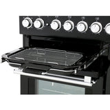 Rangemaster NEX90DFFCB/C Nexus Charcoal Black / Chrome 90cm Dual Fuel Range Cooker - product image 3