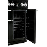 Rangemaster NEX90DFFCB/C Nexus Charcoal Black / Chrome 90cm Dual Fuel Range Cooker - product image 5