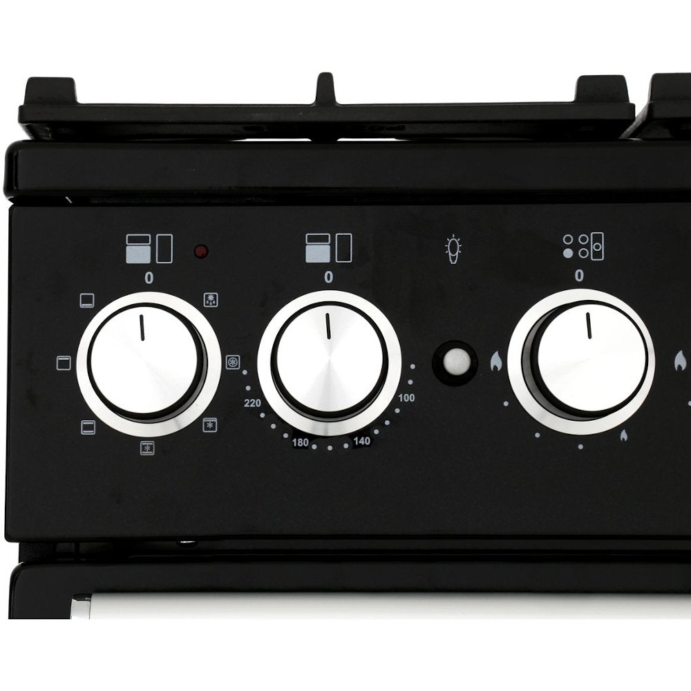 Rangemaster NEX90DFFCB/C Nexus Charcoal Black / Chrome 90cm Dual Fuel Range Cooker - product image 6