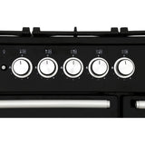 Rangemaster NEX90DFFCB/C Nexus Charcoal Black / Chrome 90cm Dual Fuel Range Cooker - product image 7