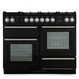 Rangemaster NEX110DFFCB/C Nexus Charcoal Black / Chrome 110cm Dual Fuel Range Cooker - product image 1