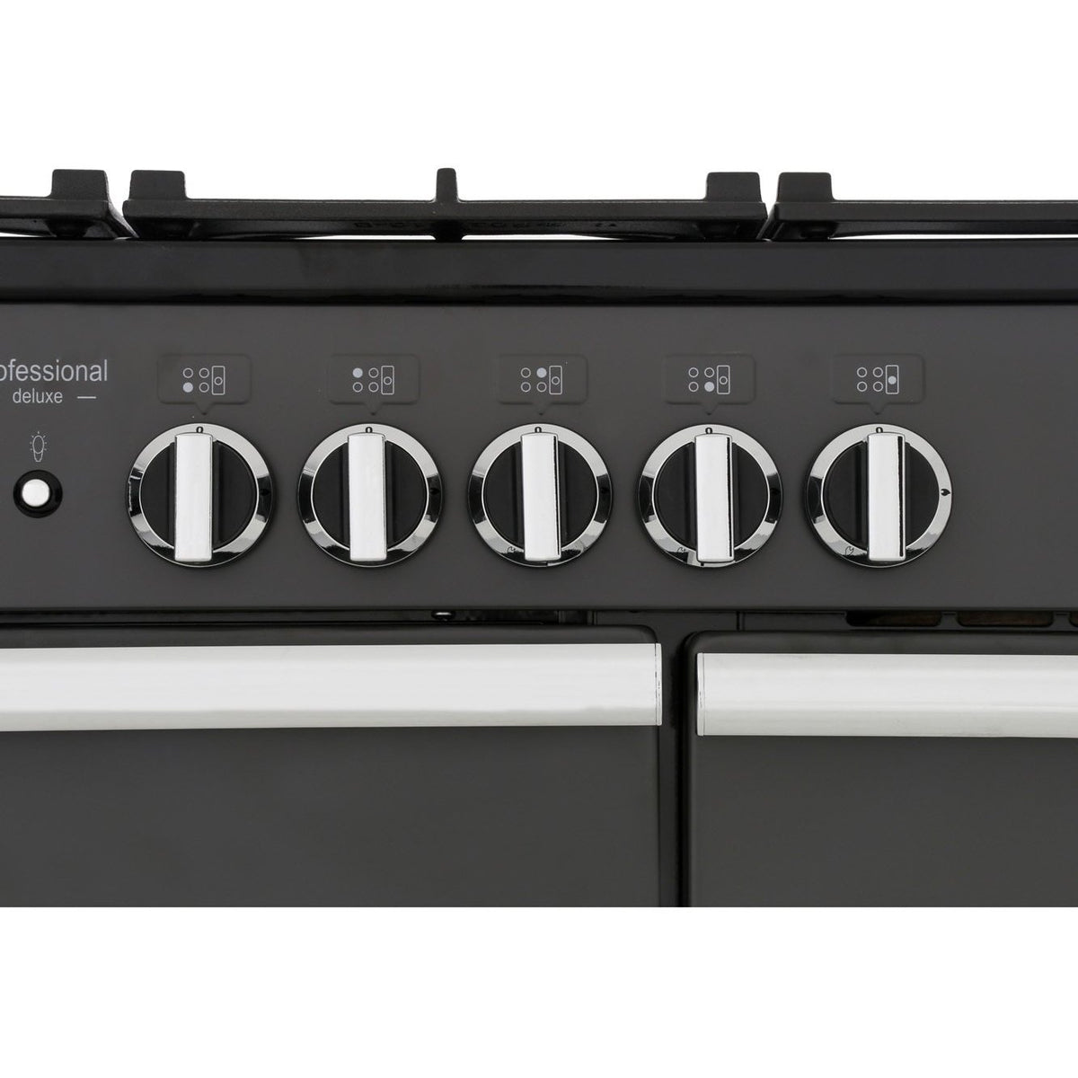 Rangemaster PDL100DFFCB/C Professional Deluxe Charcoal Black / Chrome 100cm Dual Fuel Range Cooker - product image 8
