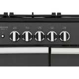 Rangemaster PDL100DFFCB/C Professional Deluxe Charcoal Black / Chrome 100cm Dual Fuel Range Cooker - product image 8