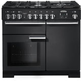 Rangemaster PDL100DFFCB/C Professional Deluxe Charcoal Black / Chrome 100cm Dual Fuel Range Cooker - product image 1