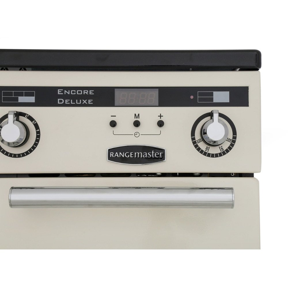 Rangemaster EDL90EICB/C Encore Deluxe Charcoal Black / Chrome 90cm Induction Range Cooker - product image 10